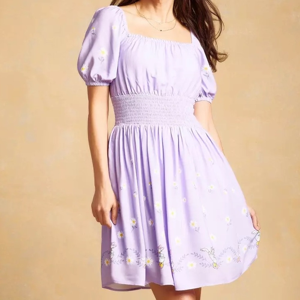 Disney Daisy Duck Smock Waist Dress — BoxLunch Exclusive